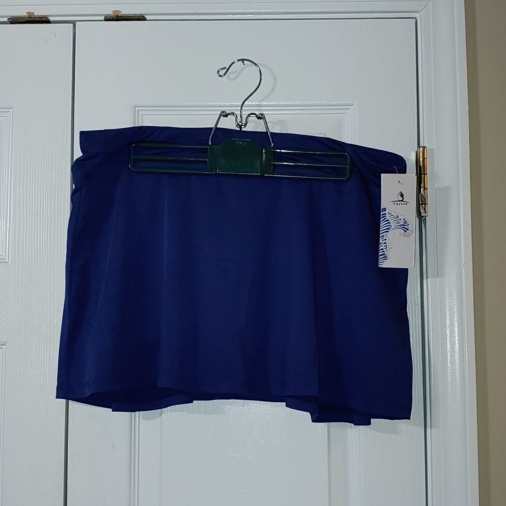 Icyzone navy blue tennis athletic  skirt skort  Sz  XL   NWT